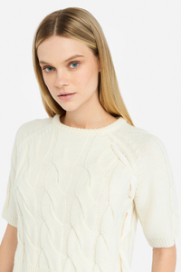 Jersey de lana blanco Liu Jo