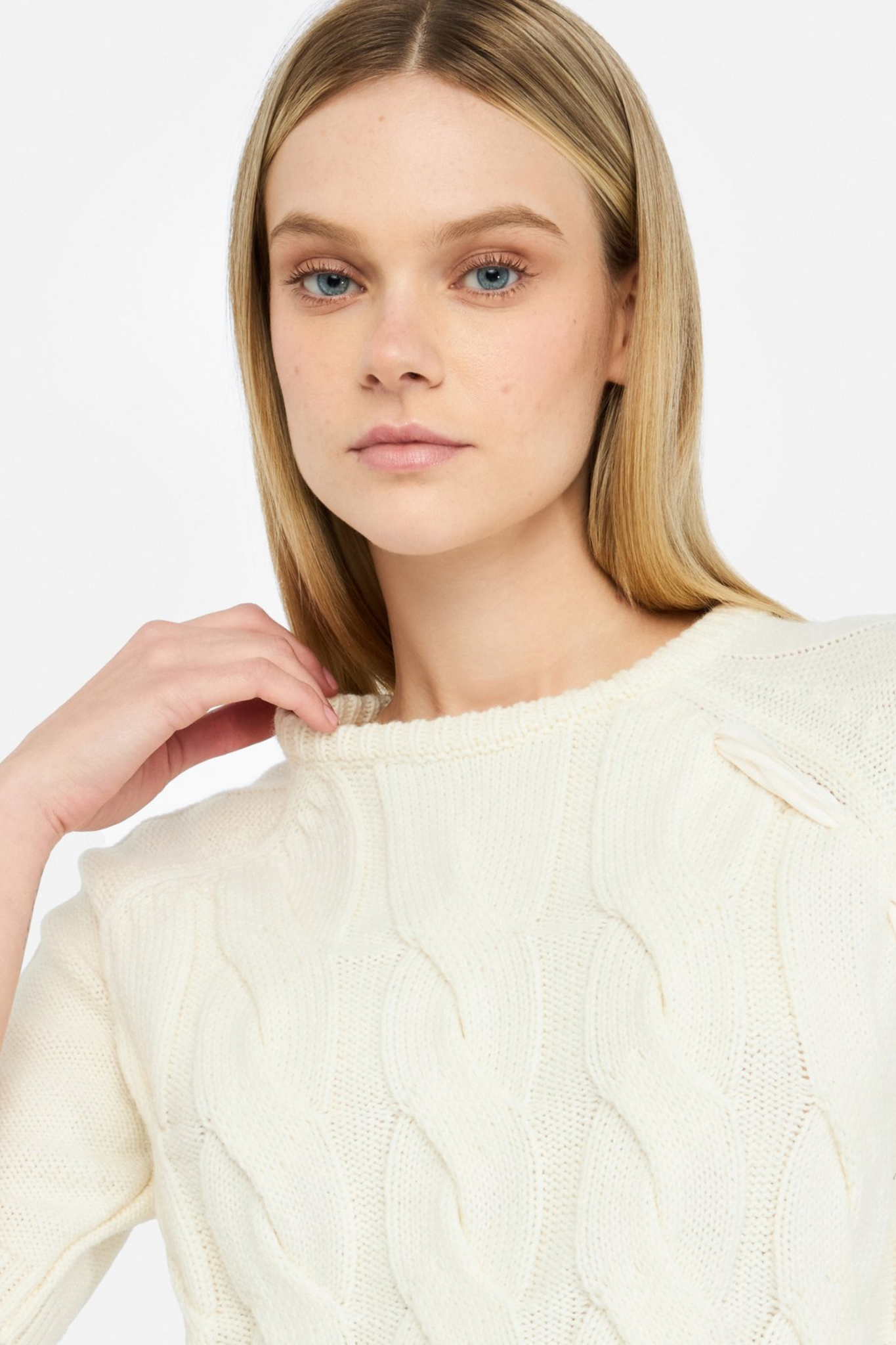 Jersey de lana blanco Liu Jo