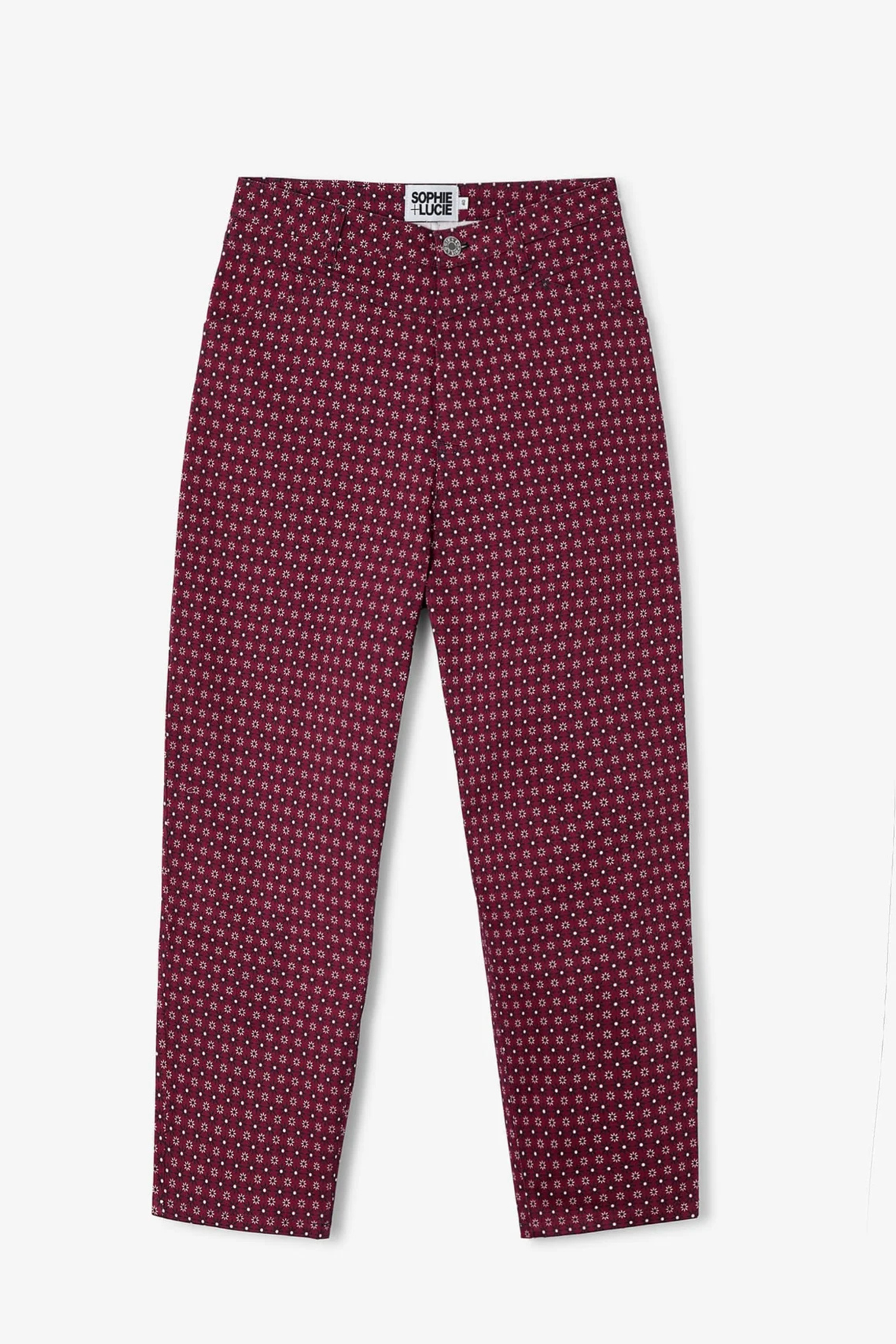 Pantalón burgundy Sophie and Lucie