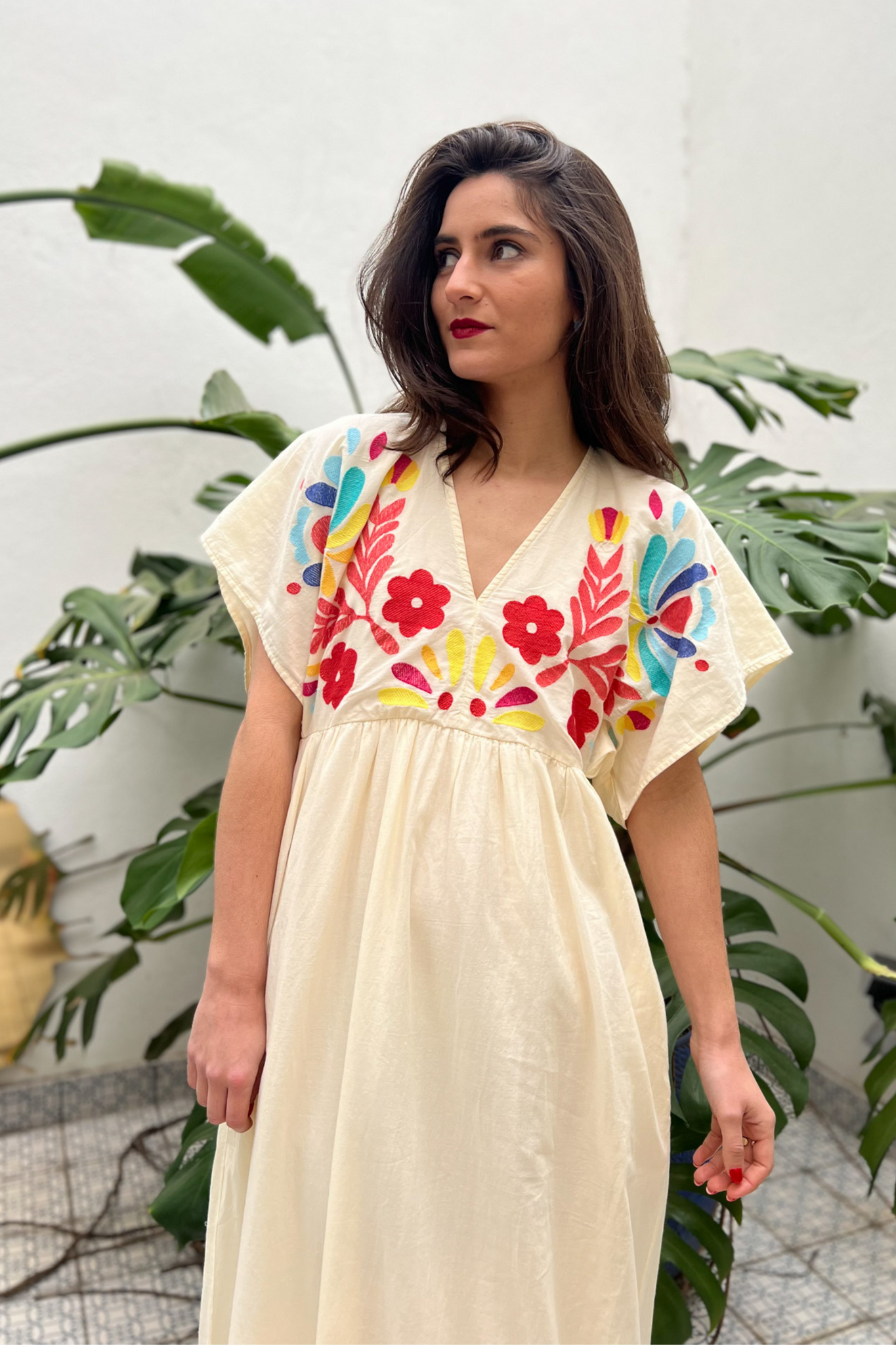 Vestido flores Alba Sacrécoeur