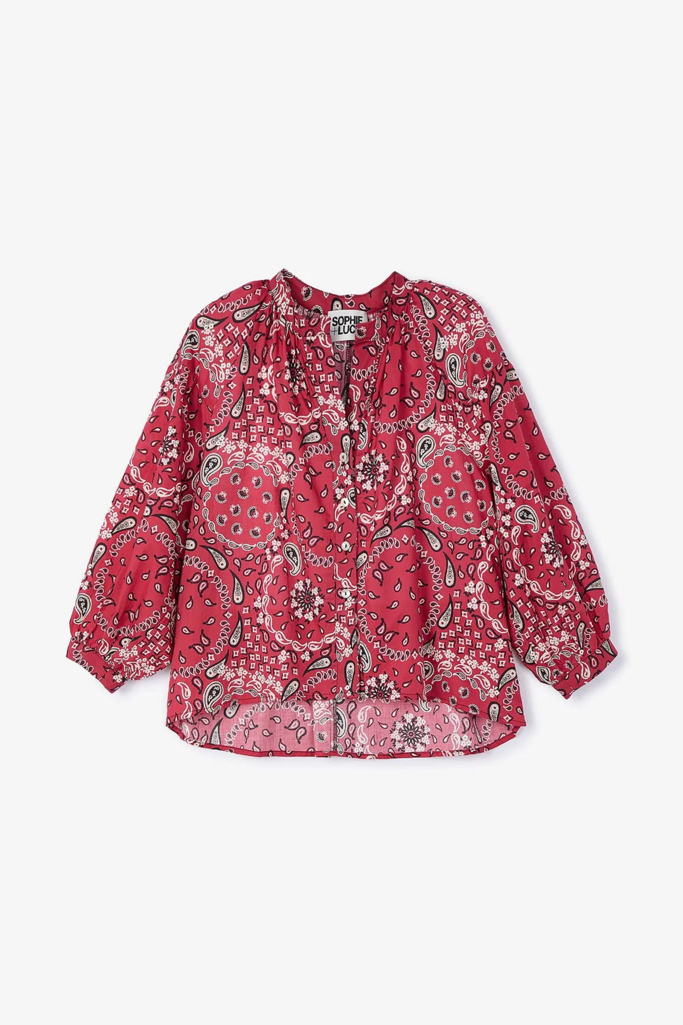 Blusa bandana roja Sophie and Lucie