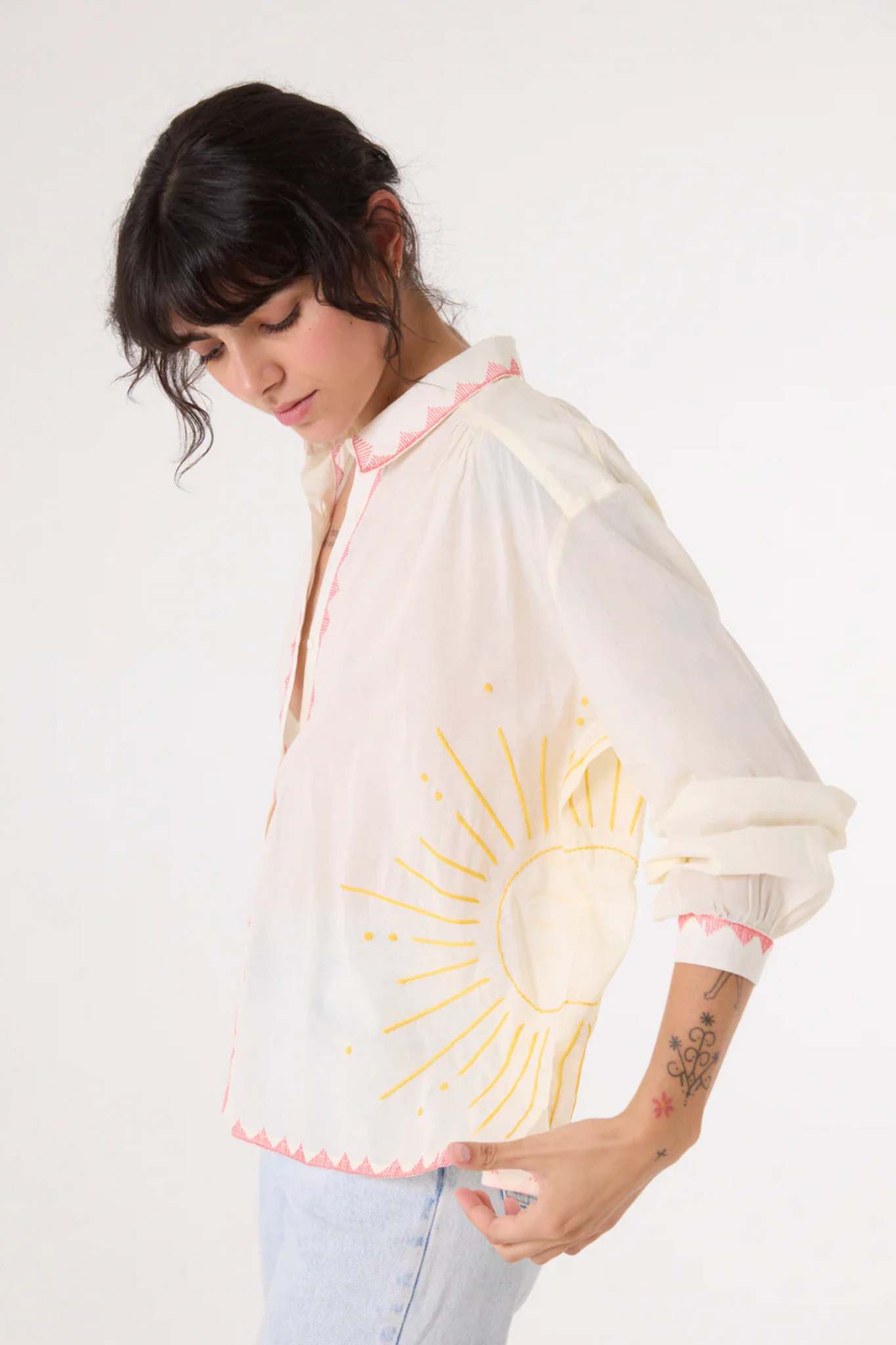 Camisa palmeras Sacrécoeur ALI - SUNSHINE