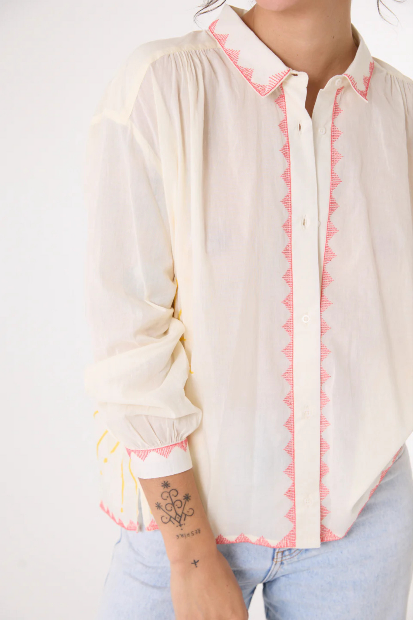 Camisa palmeras Sacrécoeur ALI - SUNSHINE