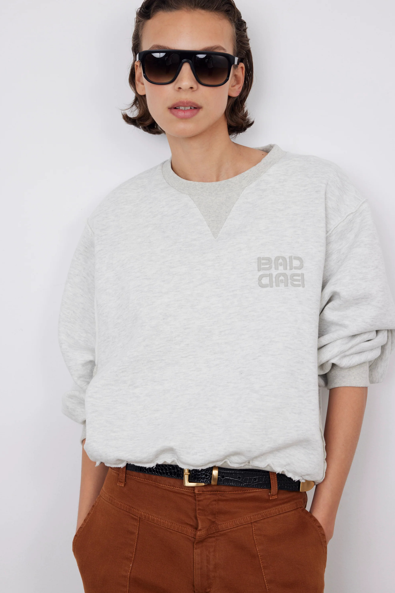 Sudadera Bad Gris Bad Habits