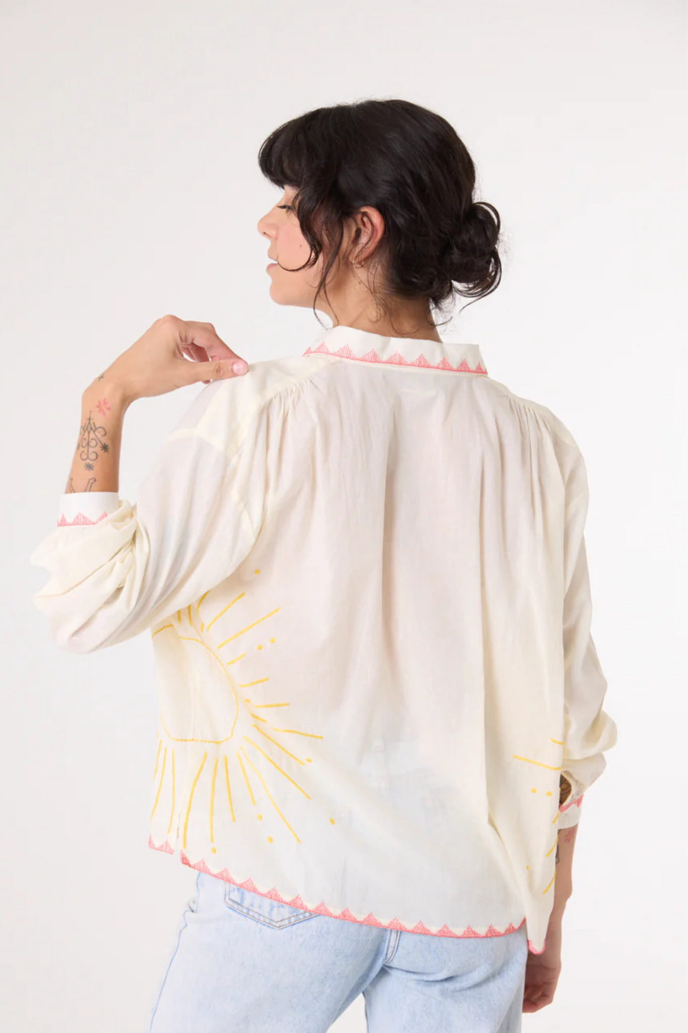 Camisa palmeras Sacrécoeur ALI - SUNSHINE