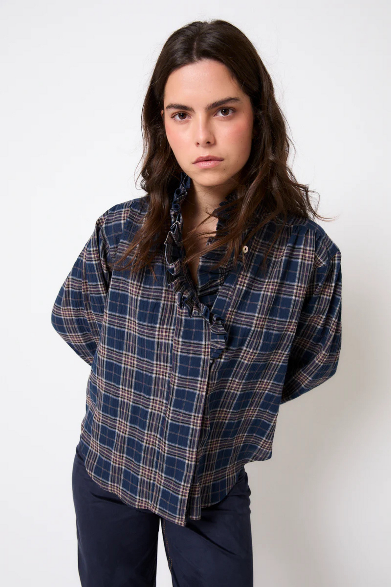 Blusa maribel cuadros Sophie and Lucie