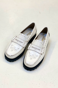 Mocasín blanco Sebago