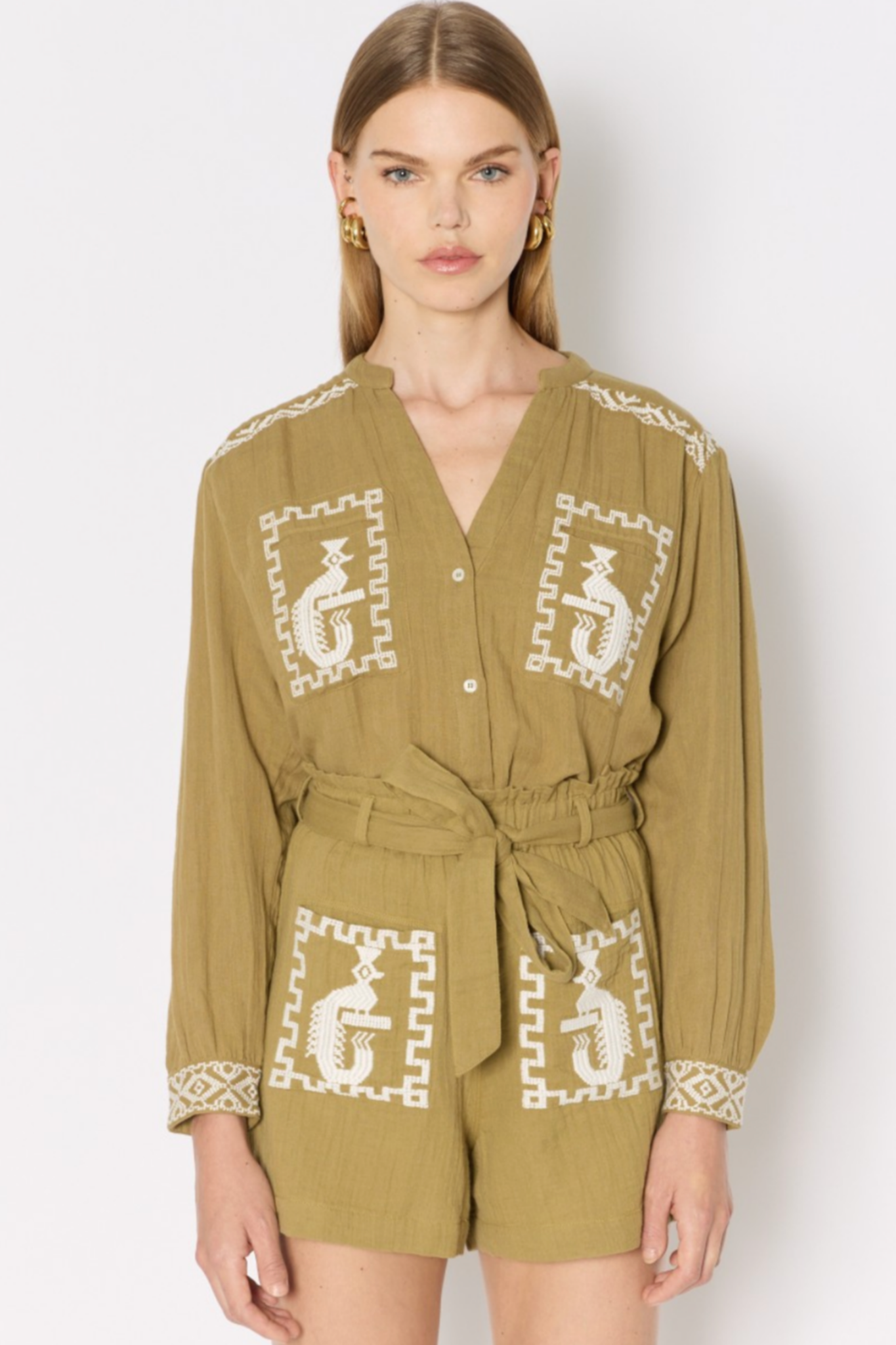 Camisa verde Berenice