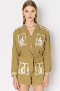 Camisa verde Berenice