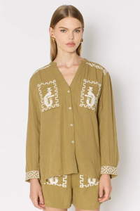 Camisa verde Berenice