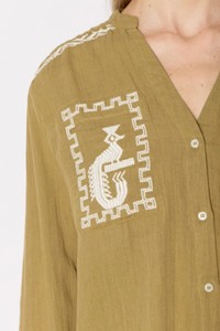 Camisa verde Berenice