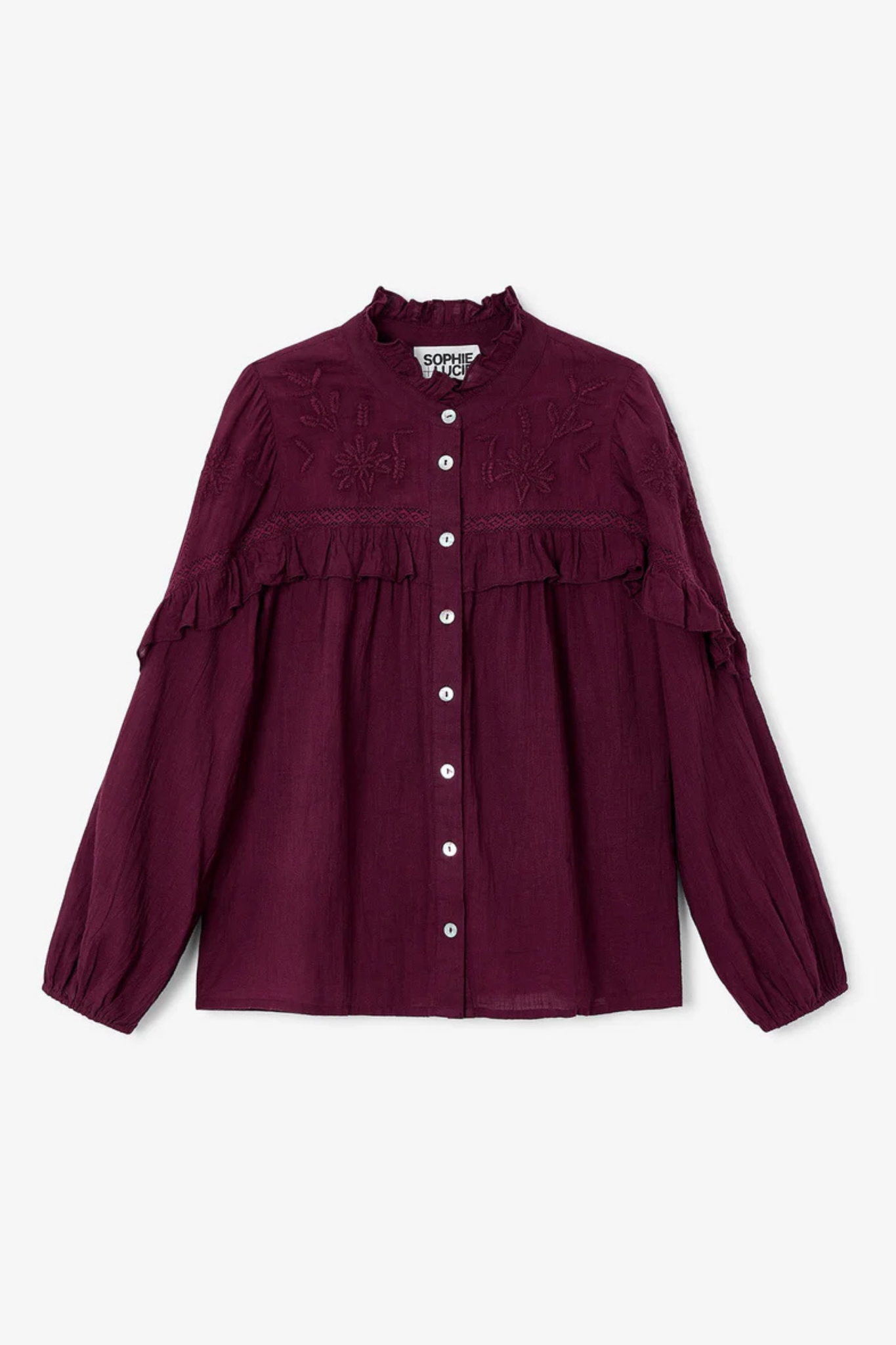 Blusa Trujillo Embroidery Sophie and Lucie