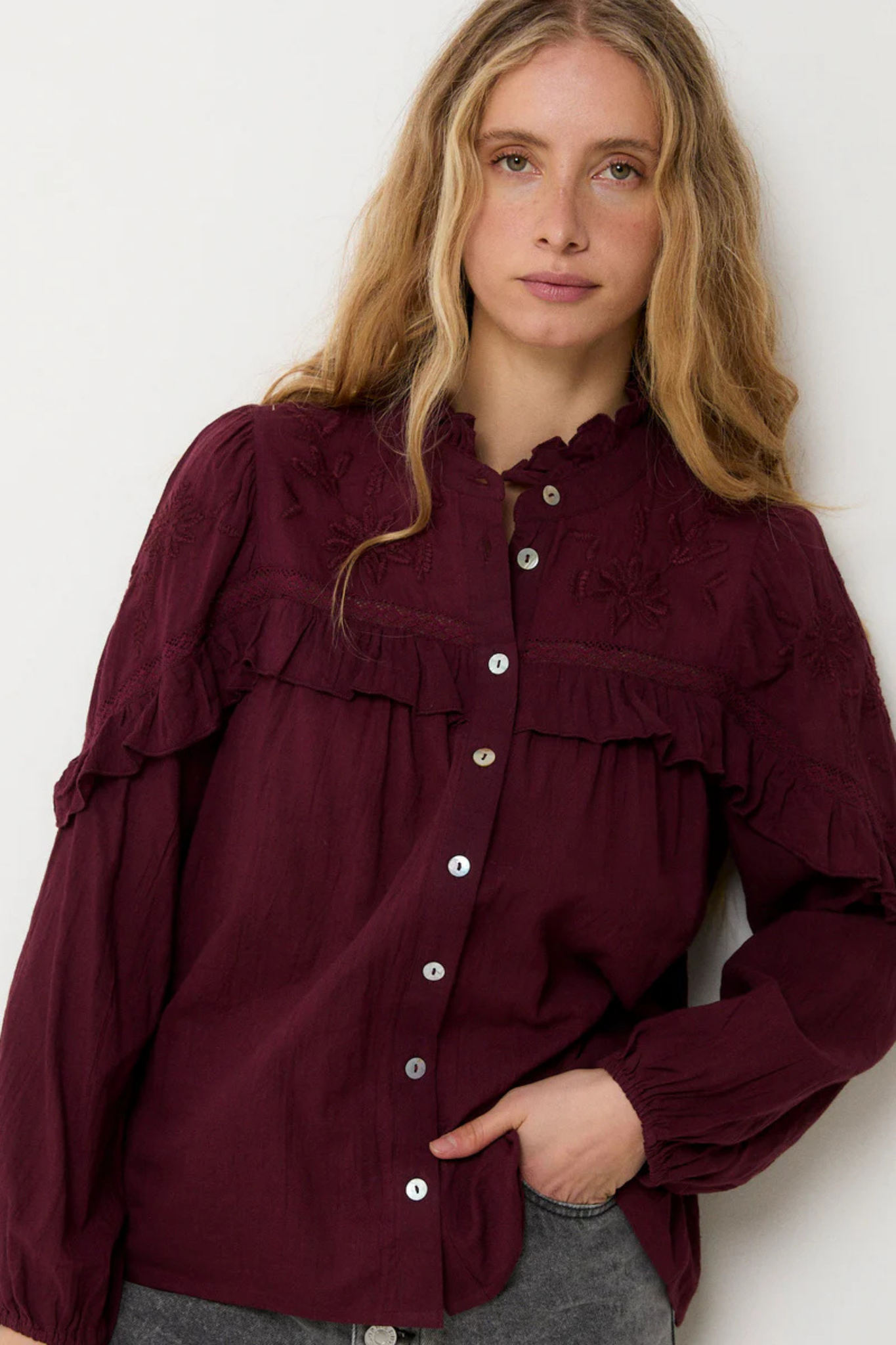 Blusa Trujillo Embroidery Sophie and Lucie