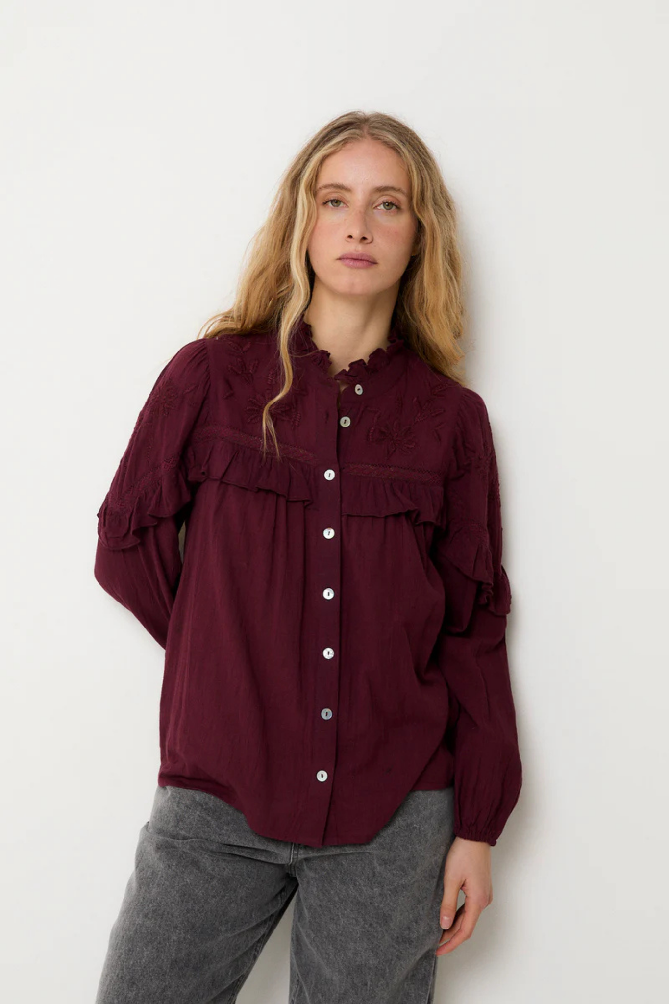 Blusa Trujillo Embroidery Sophie and Lucie