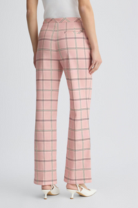 Pantalón acampanado cuadros Liu Jo