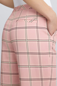 Pantalón acampanado cuadros Liu Jo