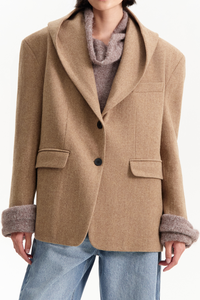 Abrigo americana beige Eleh