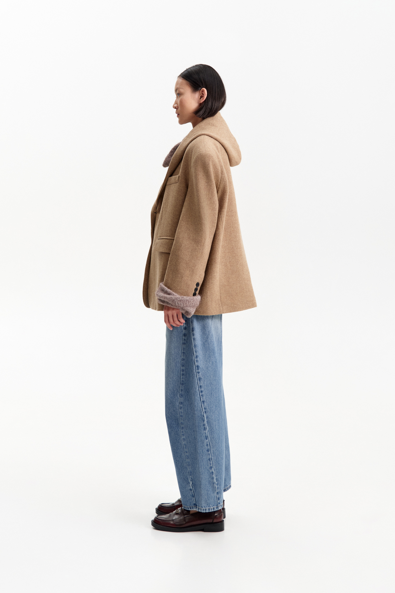 Abrigo americana beige Eleh