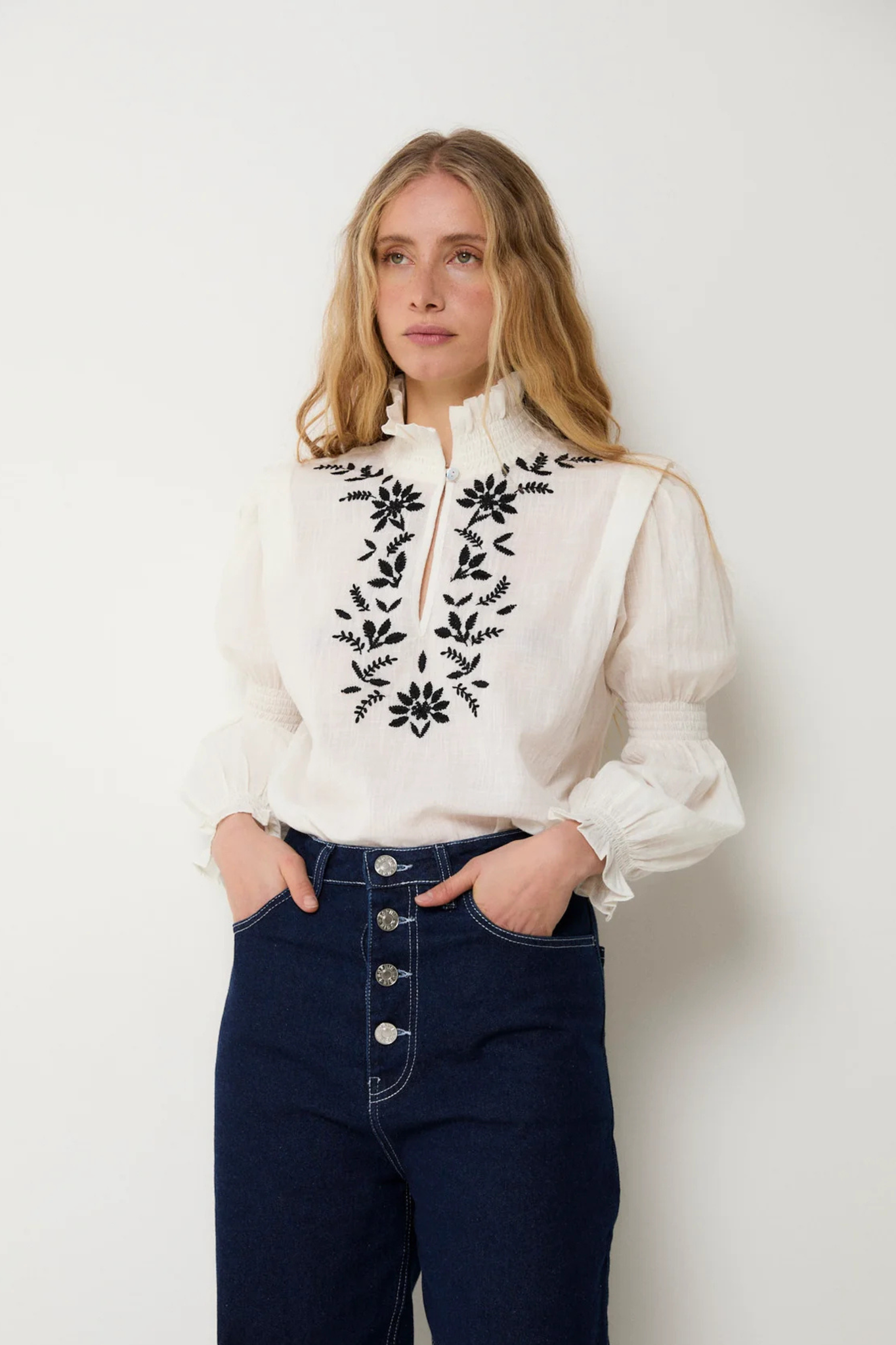 Blusa Lupe Embroidery Sophie and Lucie