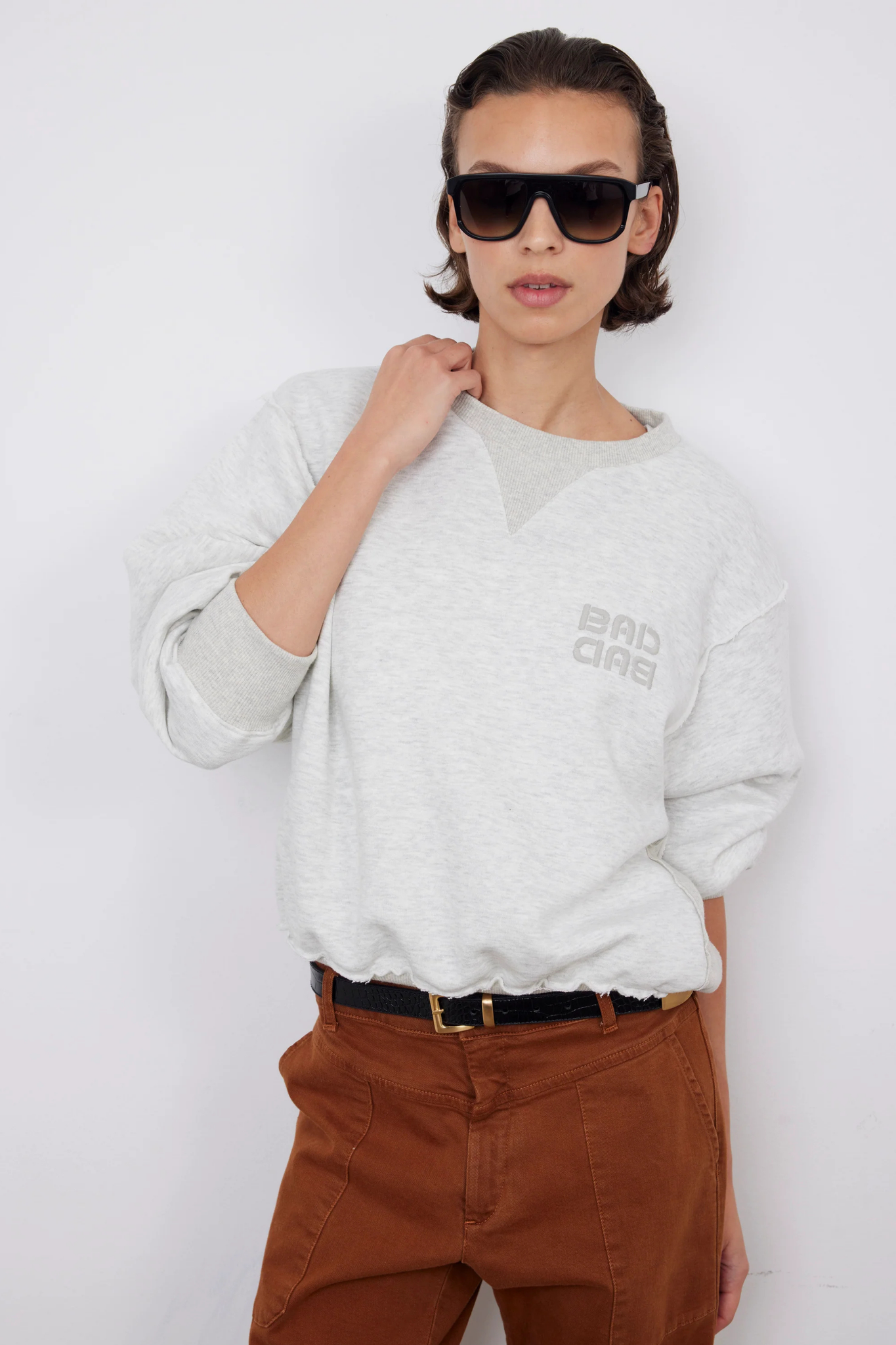 Sudadera Bad Gris Bad Habits
