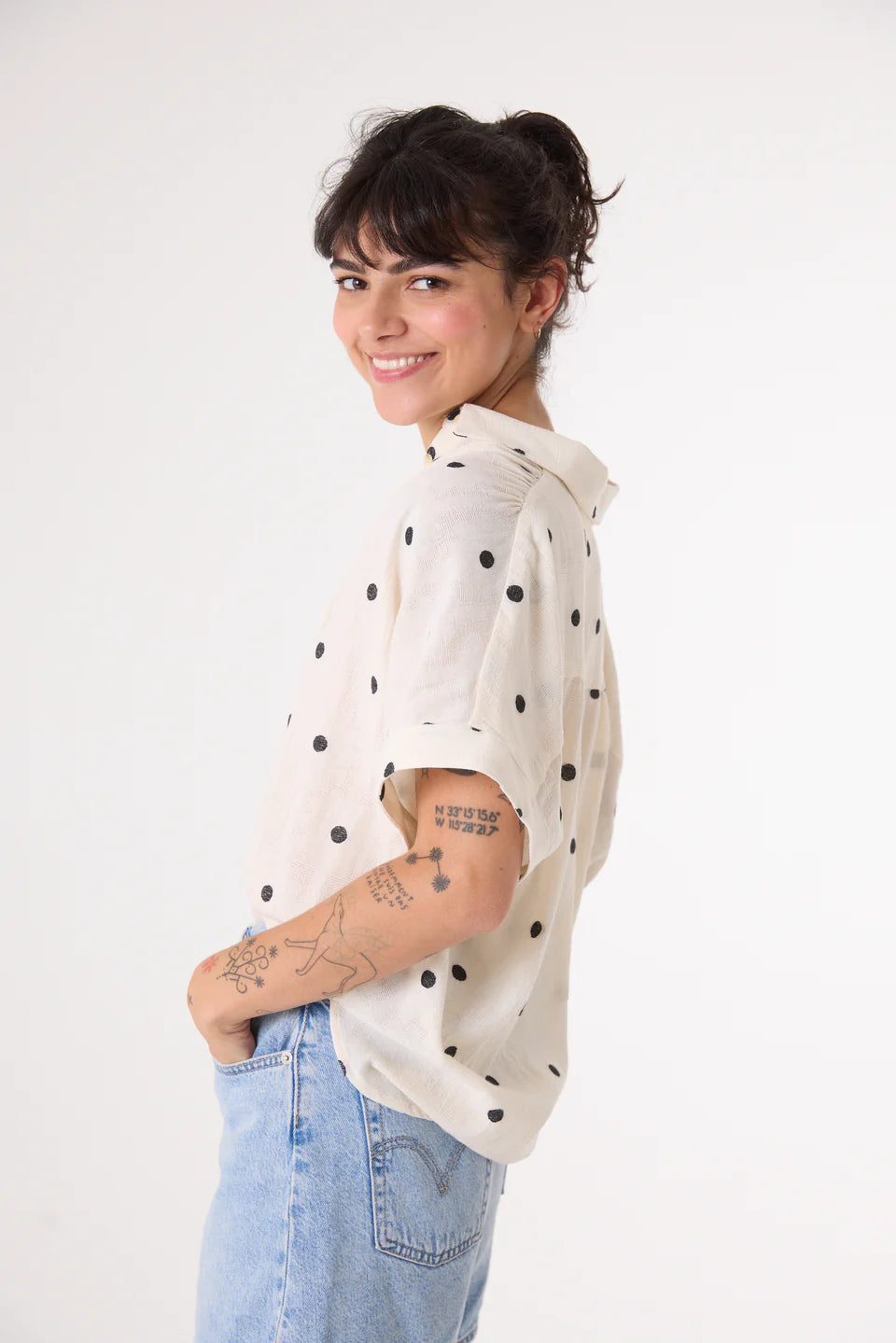 Camisa Louisa Polka Sacrécoeur